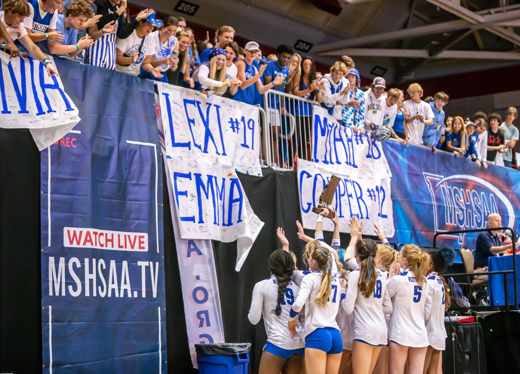 Class 4 girls volleyball state championship: Westminster def. Incarnate Word